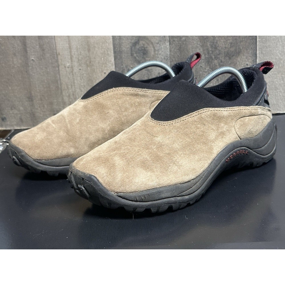 Merrell Winter Moc Taupe Suede Slip On Comfort Shoes Womens Size 8.5 US